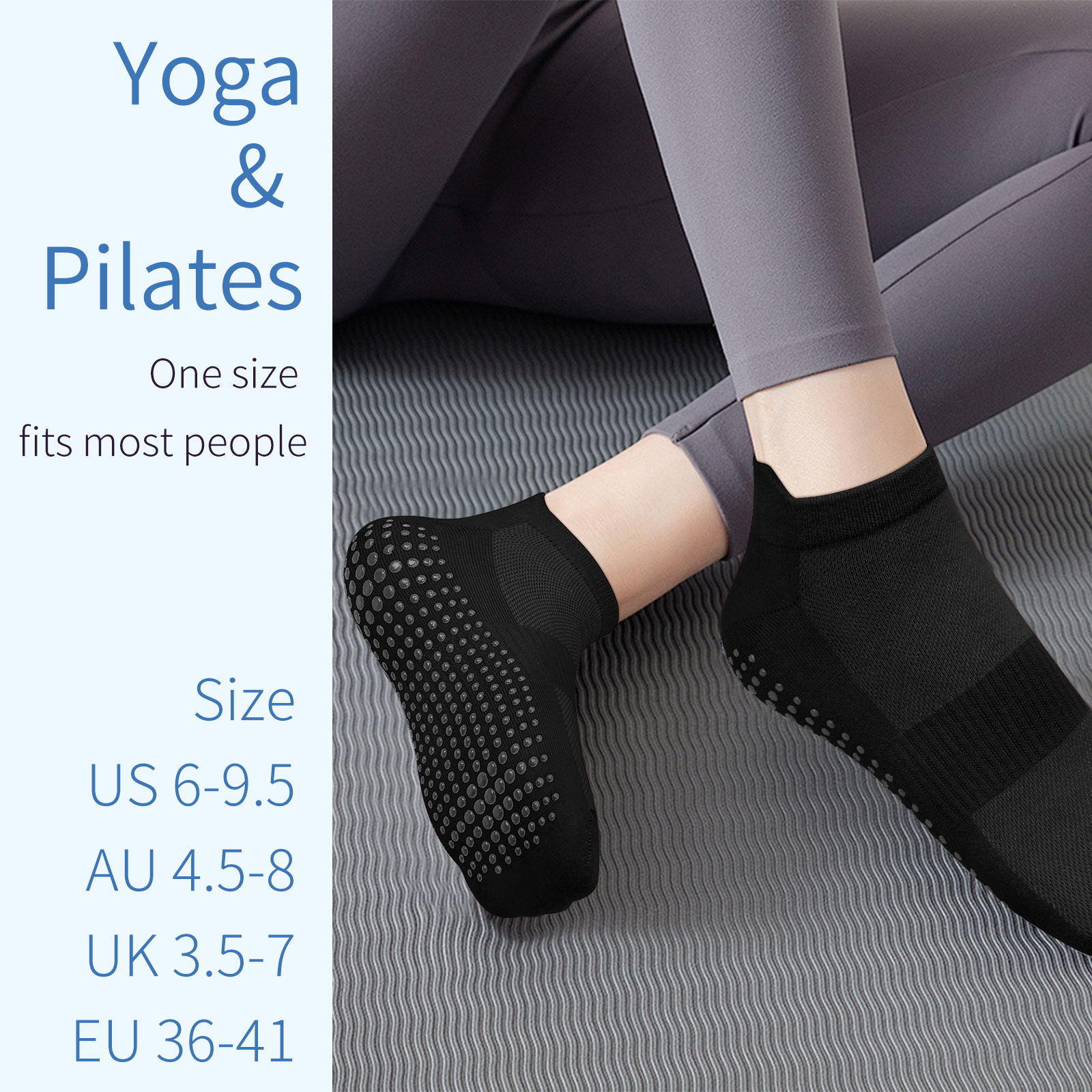 3 Paar Yoga-Socken für Damen,  – Yoga Dance & Fitness Center Llc Bewertung und Preis